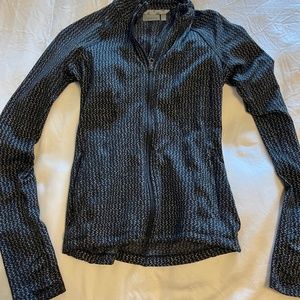 Athleta salutation athletic front zip jacket xxs